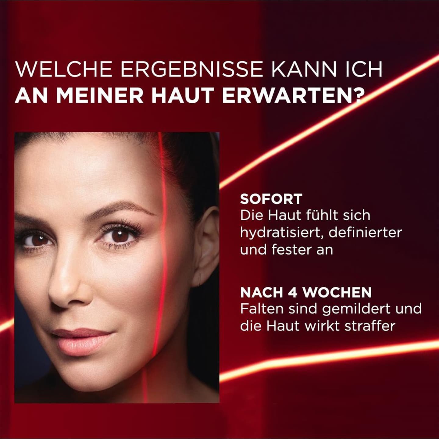 Revitalift Laser X3 Anti Falten Gesichtsserum Produktverpackung mit Inhalstsstoffangaben